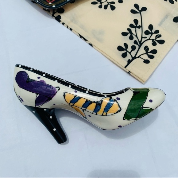 Vintage Robin Sterling Neiman Marcus rainbow 2003 Chips & Dip stiletto set - Picture 15 of 16